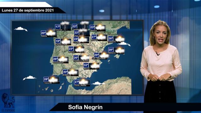 El tiempo del lunes 27 de septiembre: llegada de un frente atlántico en el norte peninsular