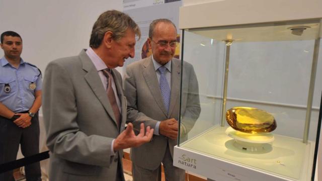 Imagen de archivo de Fulgencio Alcaraz, presidente de Art Natura, y Francisco de la Torre, alcalde de Málaga.