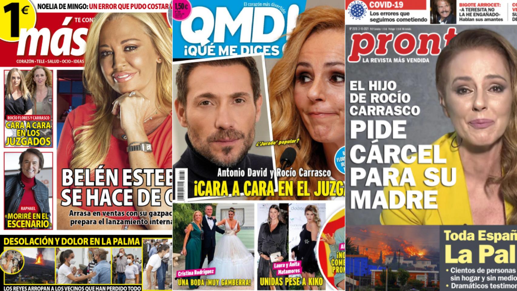 Portadas de las revistas del 27 de septiembre de 2021.