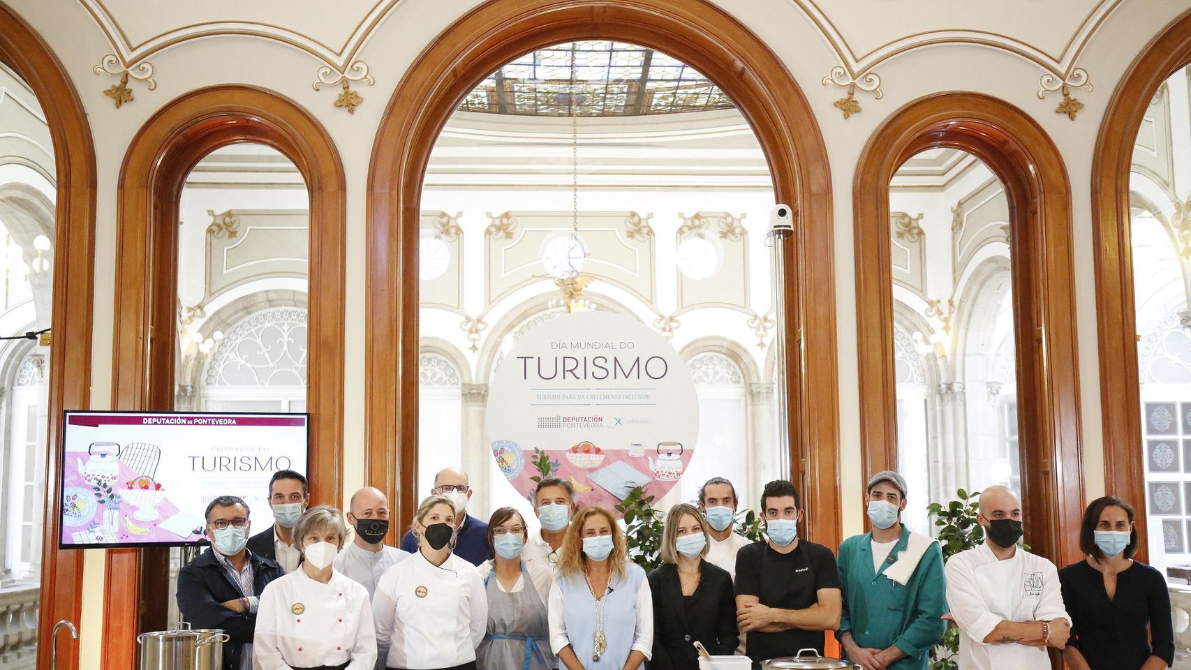La Diputación de Pontevedra celebra el Día Internacional del Turismo.