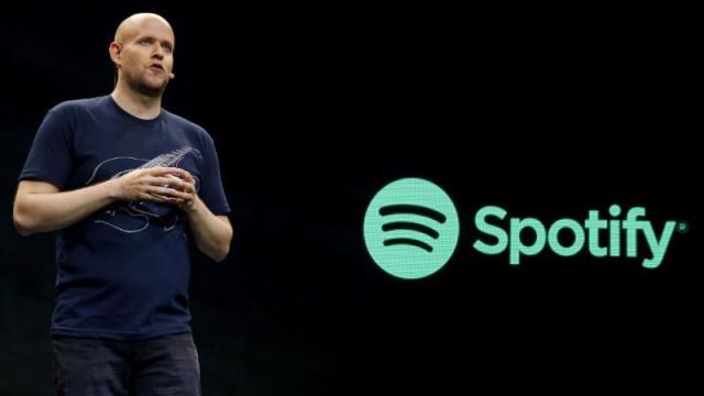 Daniel Ek en una conferencia de Spotify