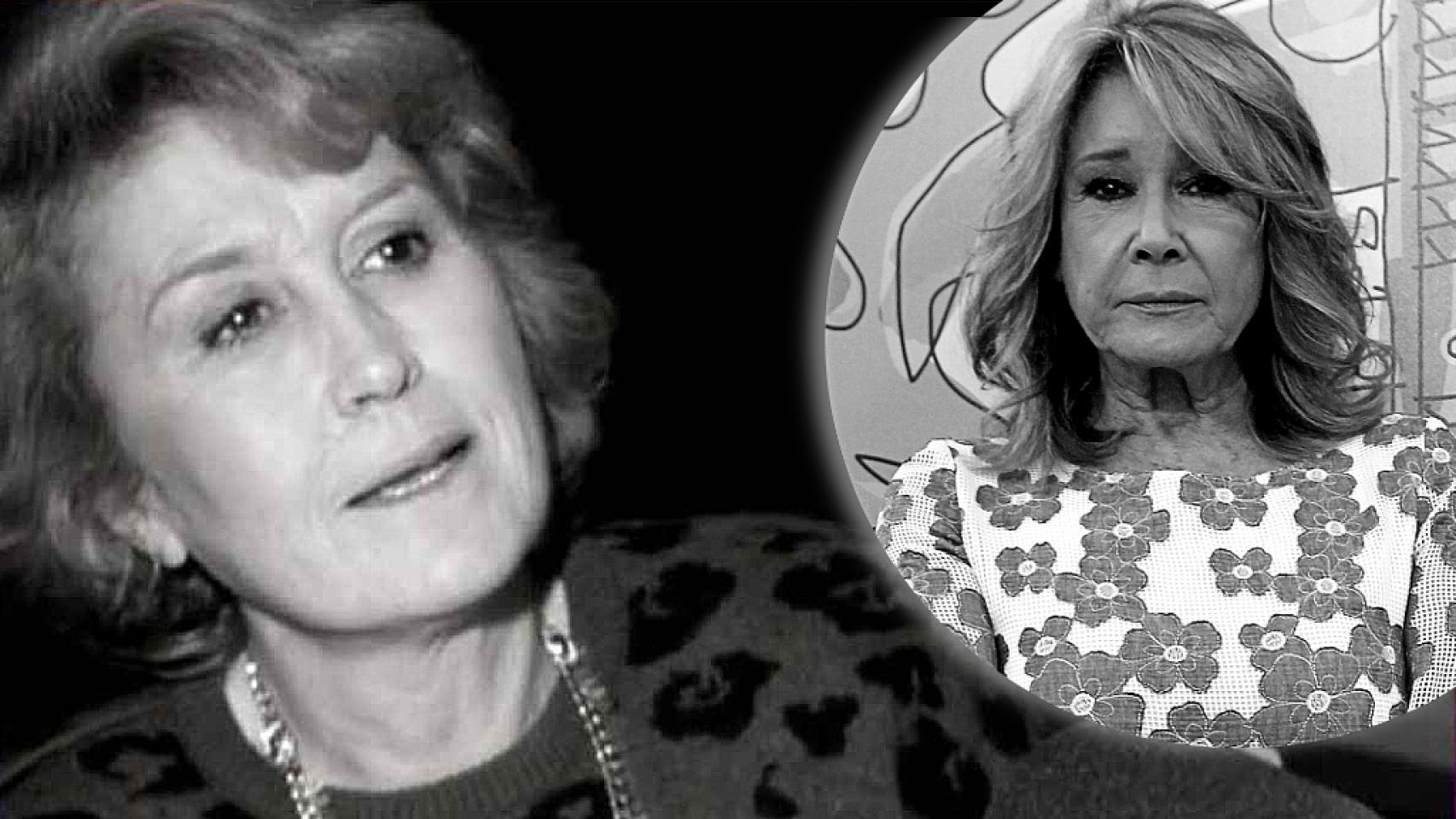 Encarna Sánchez y Mila Ximénez en un montaje de JALEOS.