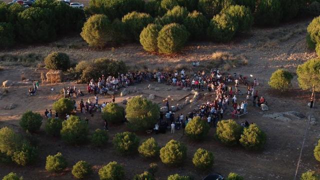 Crómlech situado en Totanés (Toledo). Foto: Cota 667