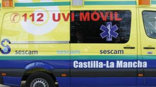 Trasladado en UVI a Toledo un trabajador que ha caído de 5 metros de altura