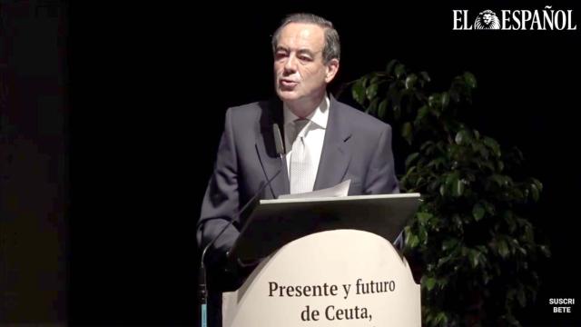 Intervención de José Bono en el Foro Económico de Ceuta organizado por EL ESPAÑOL.