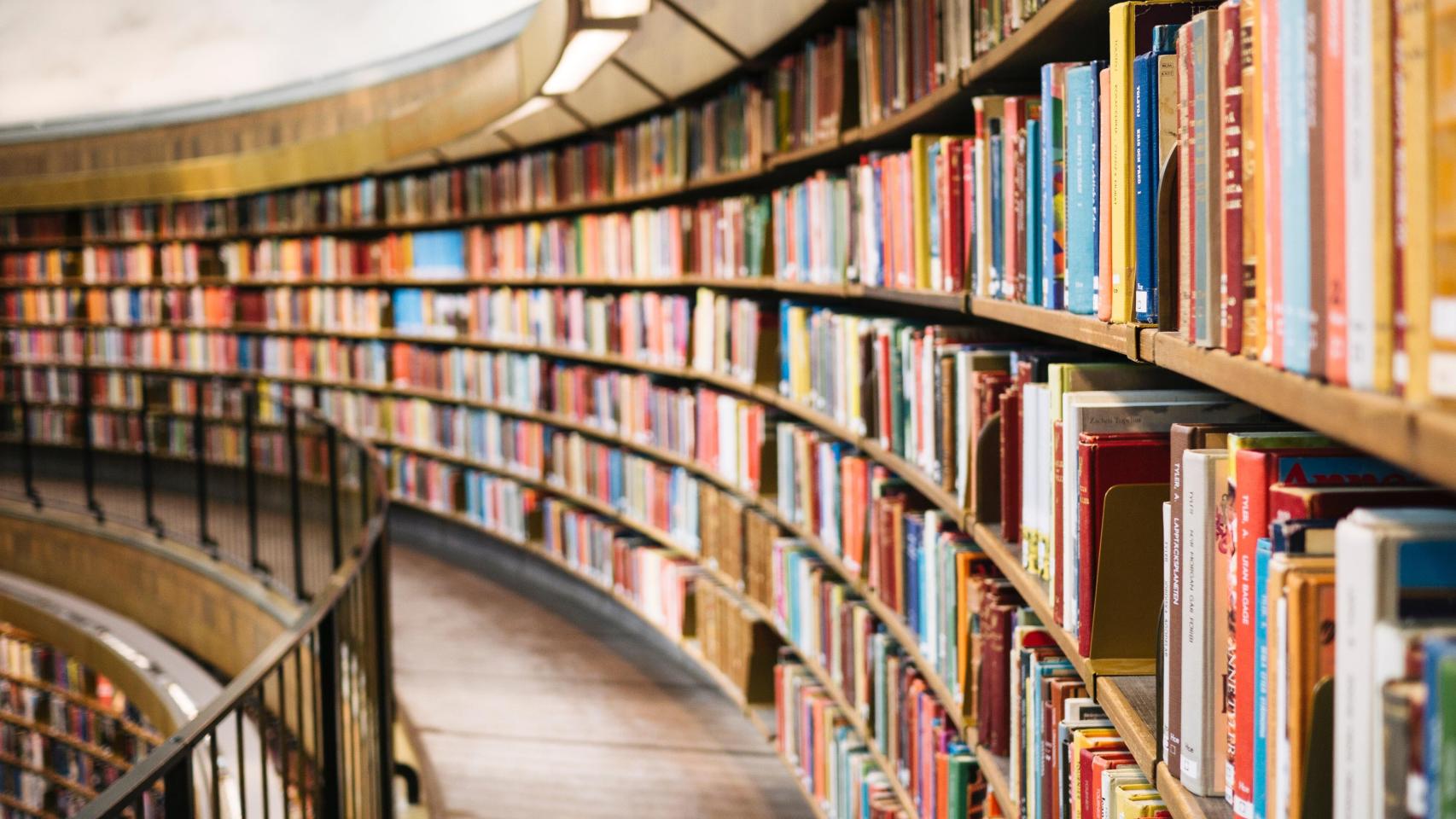 Una biblioteca.