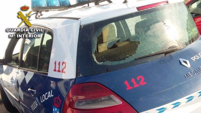 Vehículo de la Policía Local de A Guarda (Pontevedra)