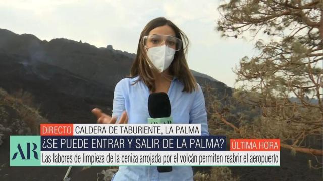 Miriam Jiménez ha recibido una reprimenda de la Guardia Civil en directo.