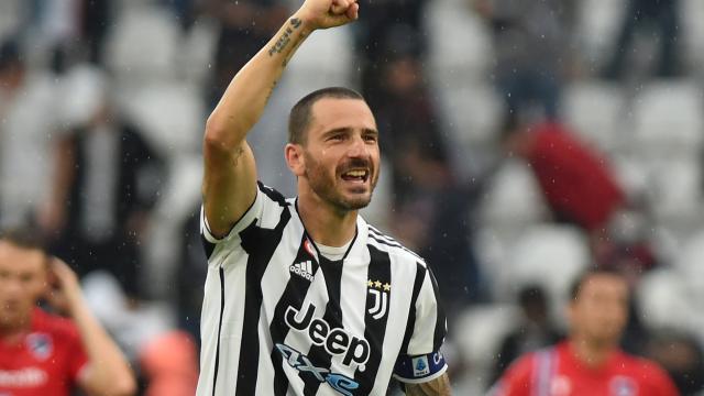 Leonardo Bonucci, en un partido de la Juventus de Turín en la temporada 2021/2022