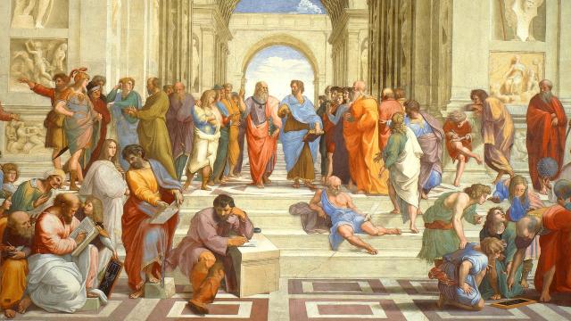Imagen de 'La escuela de Atenas' de Rafael