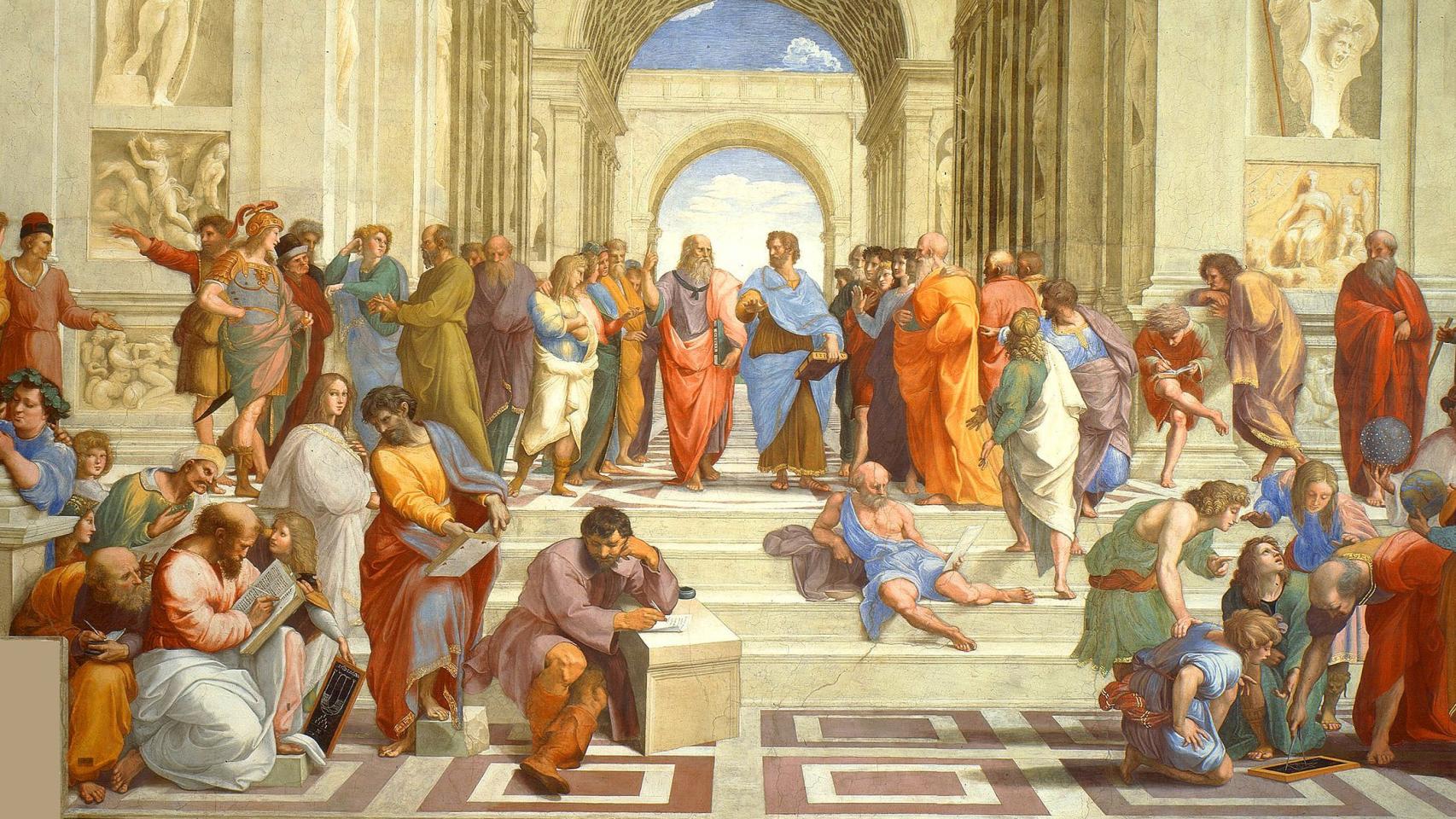 Imagen de 'La escuela de Atenas' de Rafael