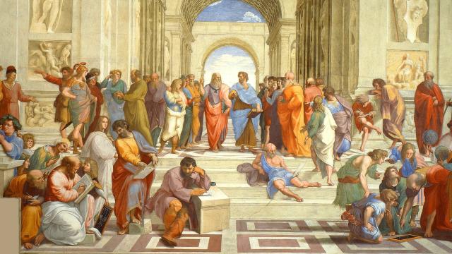 Imagen de 'La escuela de Atenas' de Rafael