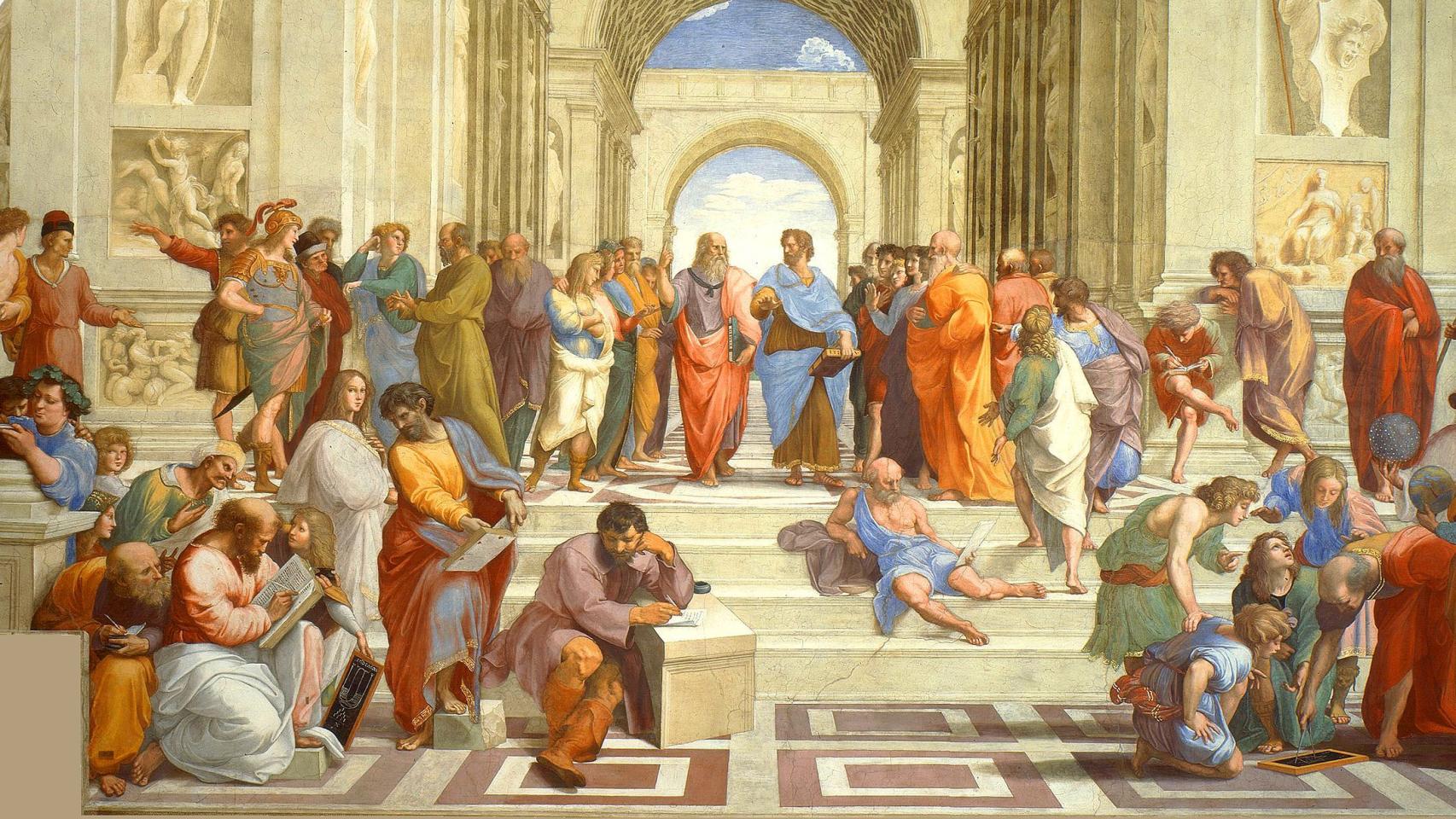Imagen de 'La escuela de Atenas' de Rafael