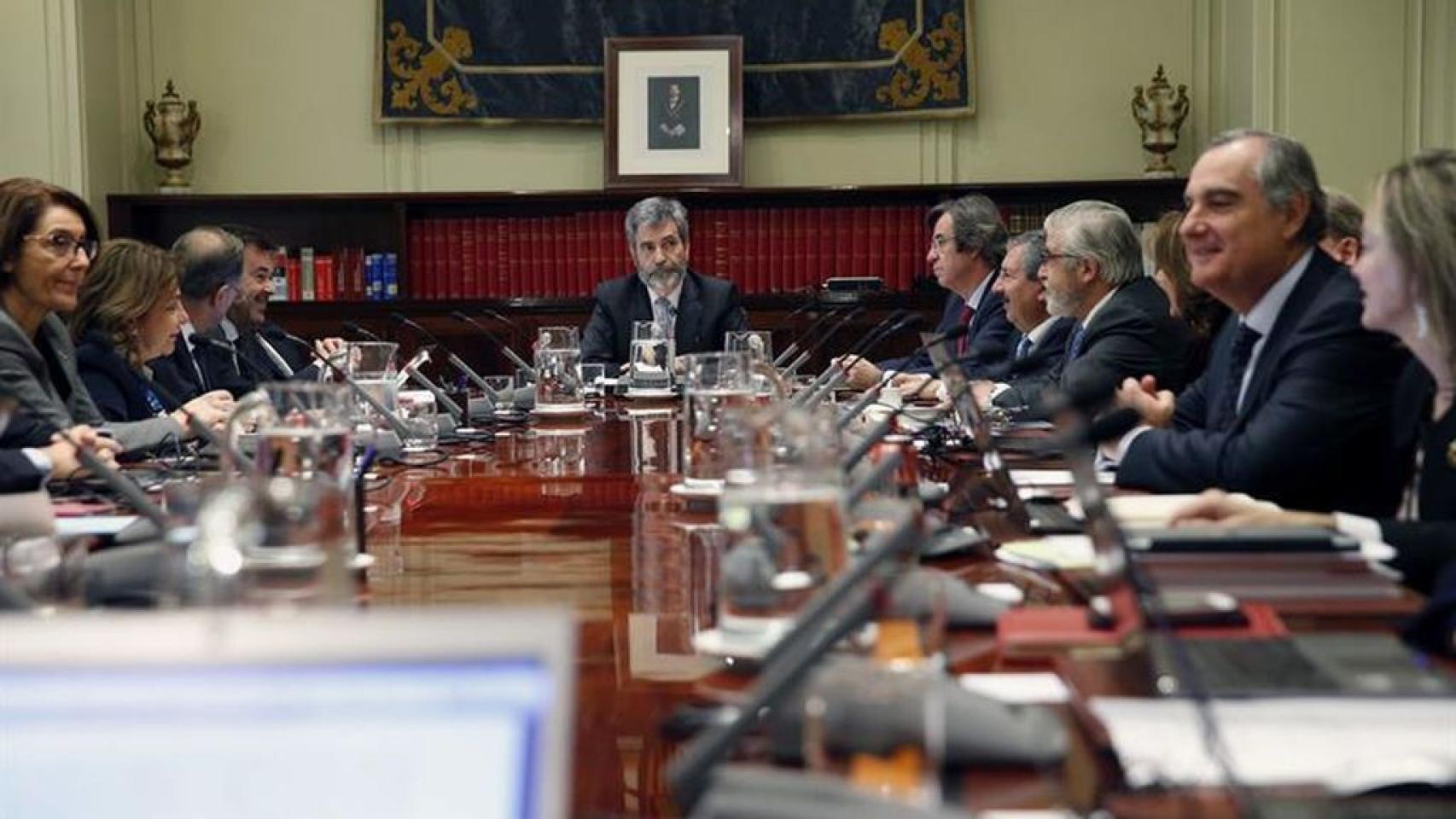 Reunión del pleno del CGPJ en una imagen de archivo./