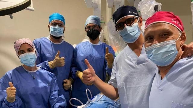 Diego González Rivas y su equipo.