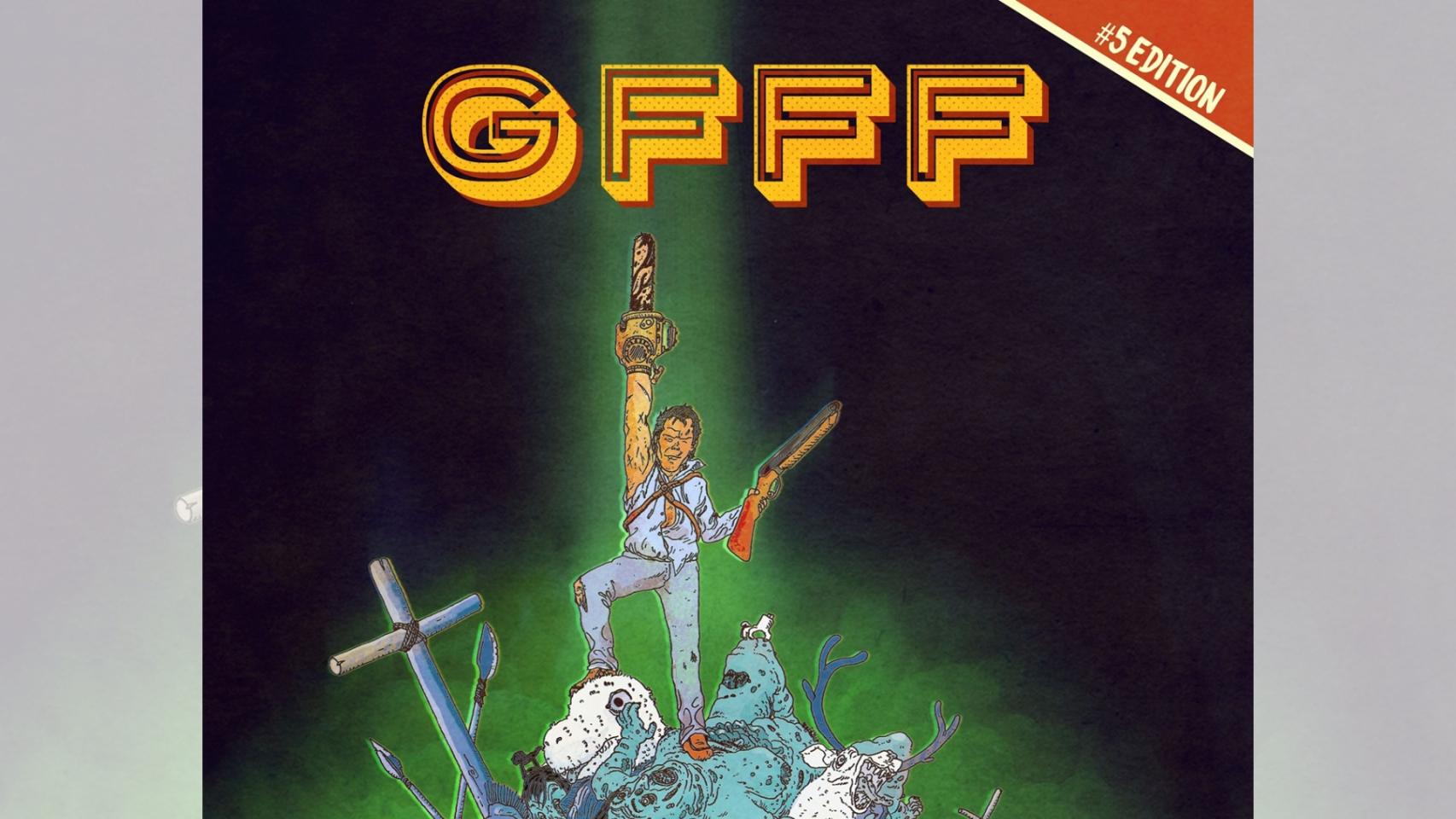 Cartel de la quinta edición del Galician Freaky Film Festival, que homenajea la saga de terror ‘Evil Dead’