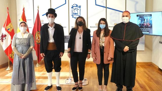 El Duque de Wellington durante la presentación de Boecillo Histórico