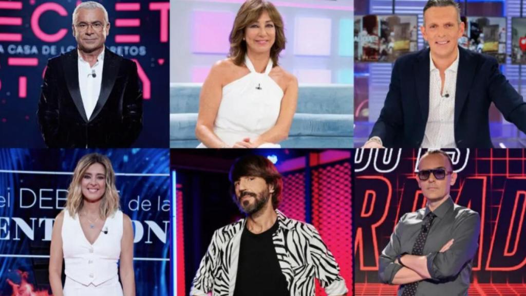 Rostros de Mediaset España.