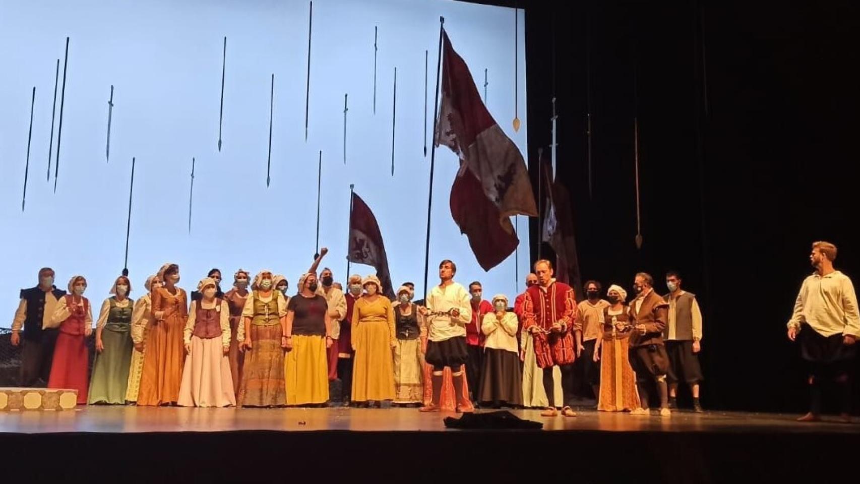 Ensayo de la ópera 'Los comuneros'