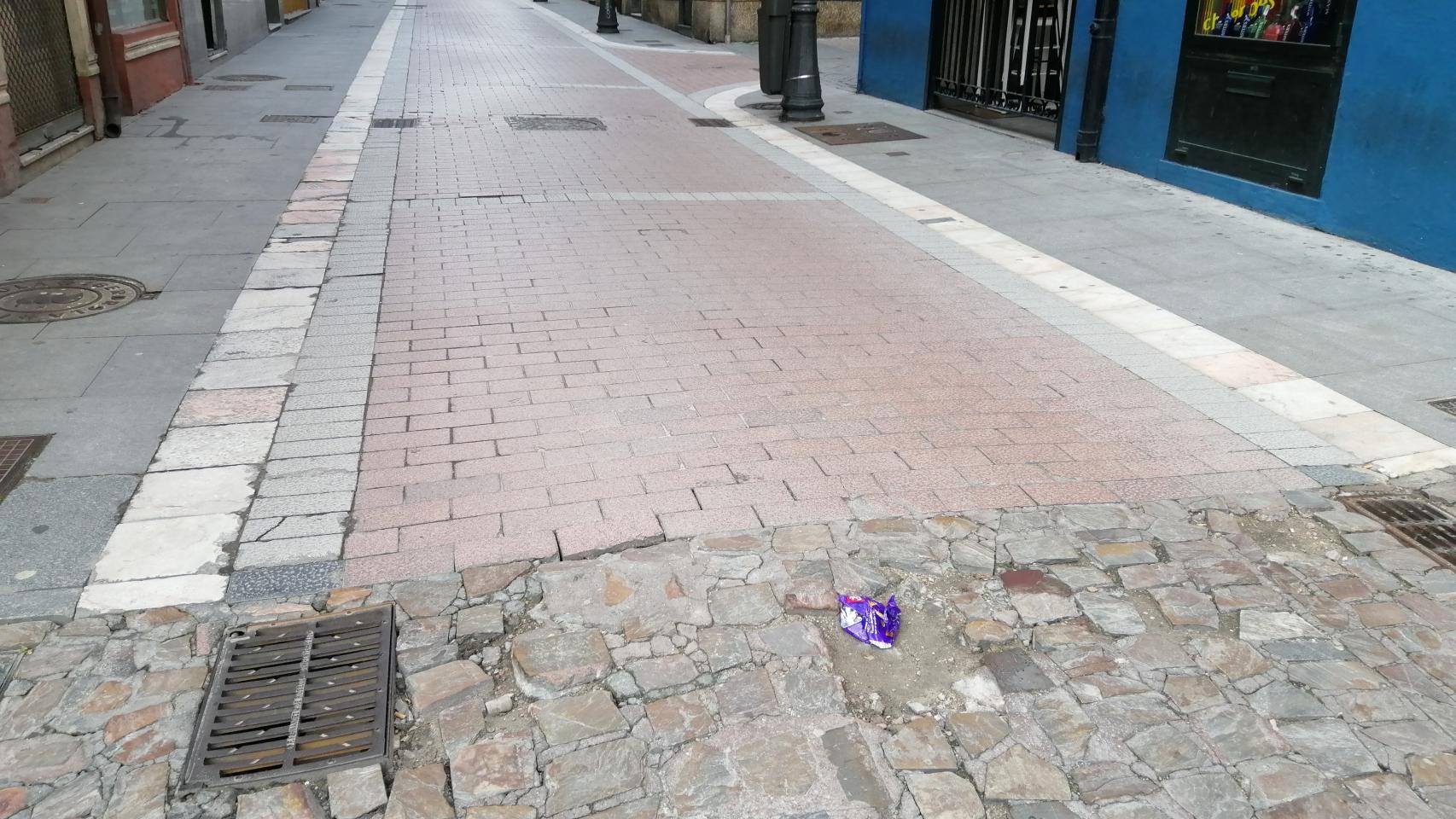Calle San Andrés en Zamora capital