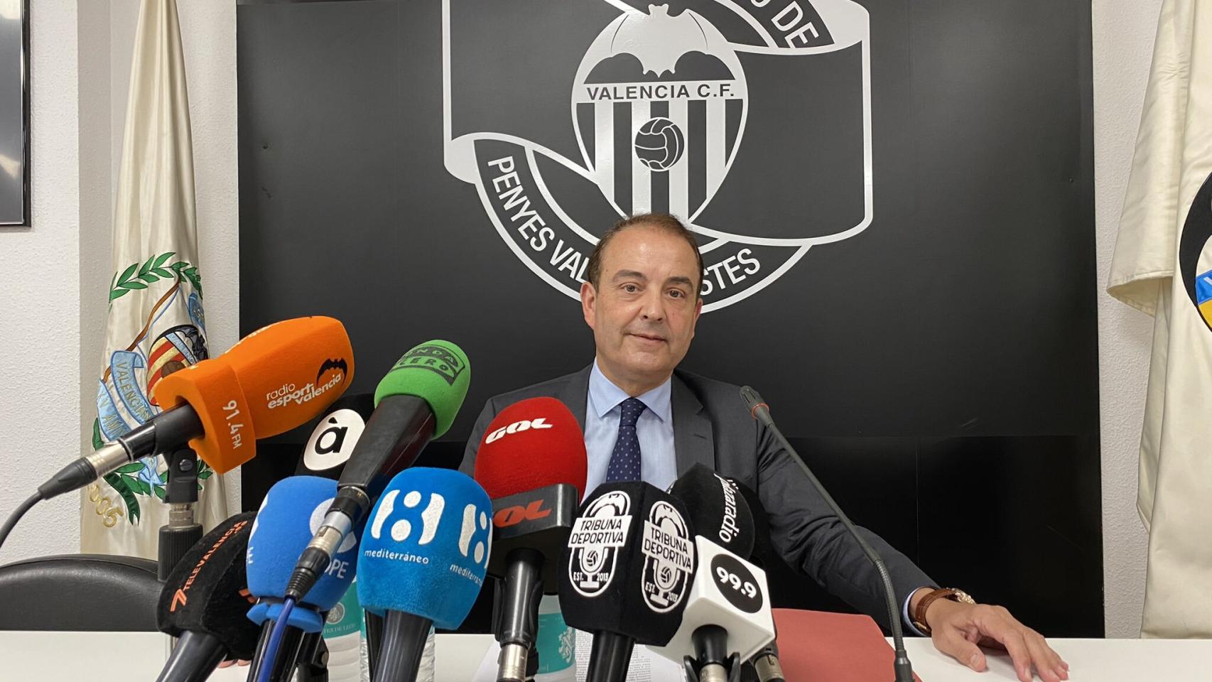 Miguel Zorío en rueda de prensa