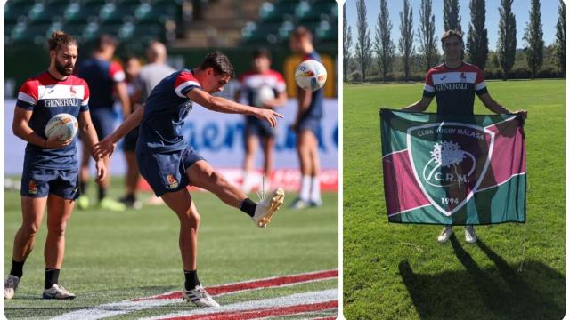 El malagueño Alberto Carmona, el chico de moda en el rugby español
