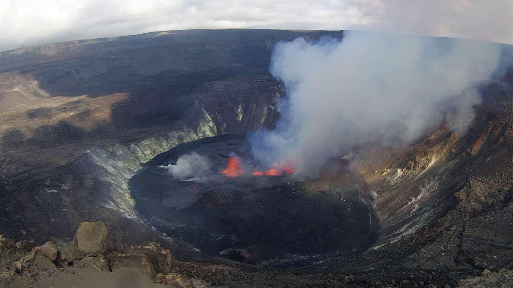 El volcán Kilauea, en Hawái.