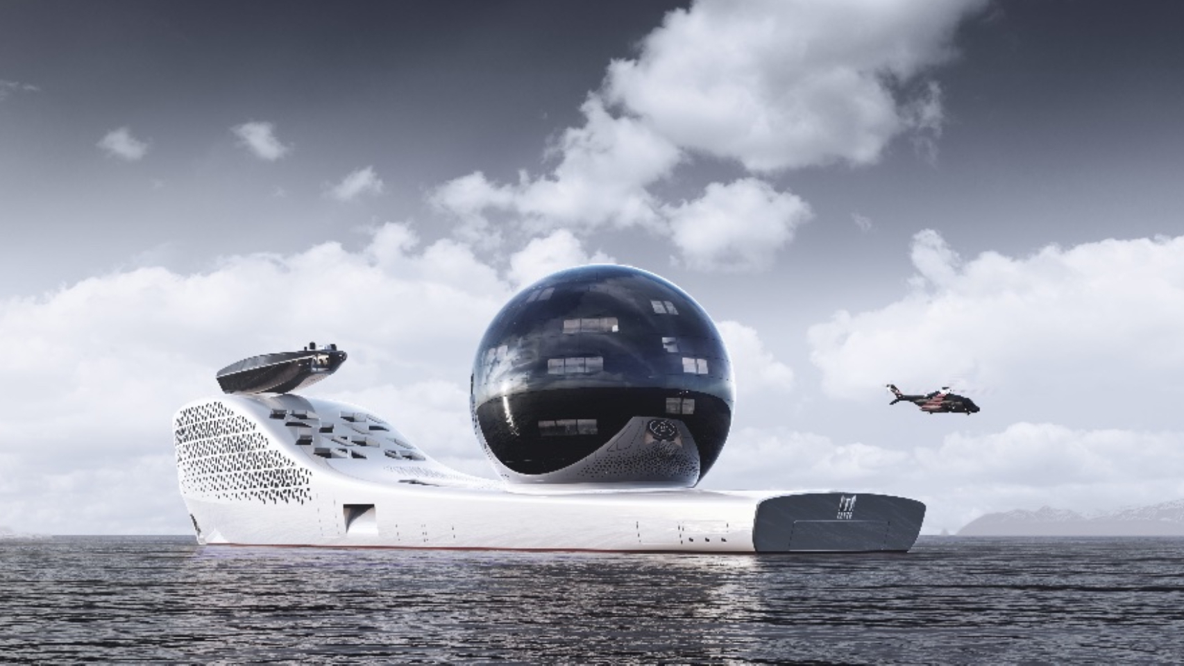 Así es el Earth 300, un superyate para estudiar los océanos.