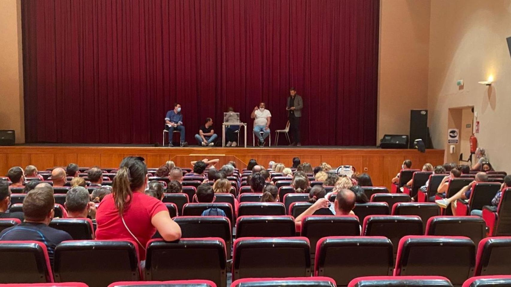 Asamblea de los trabajadores de Florette en Iniesta (Cuenca)