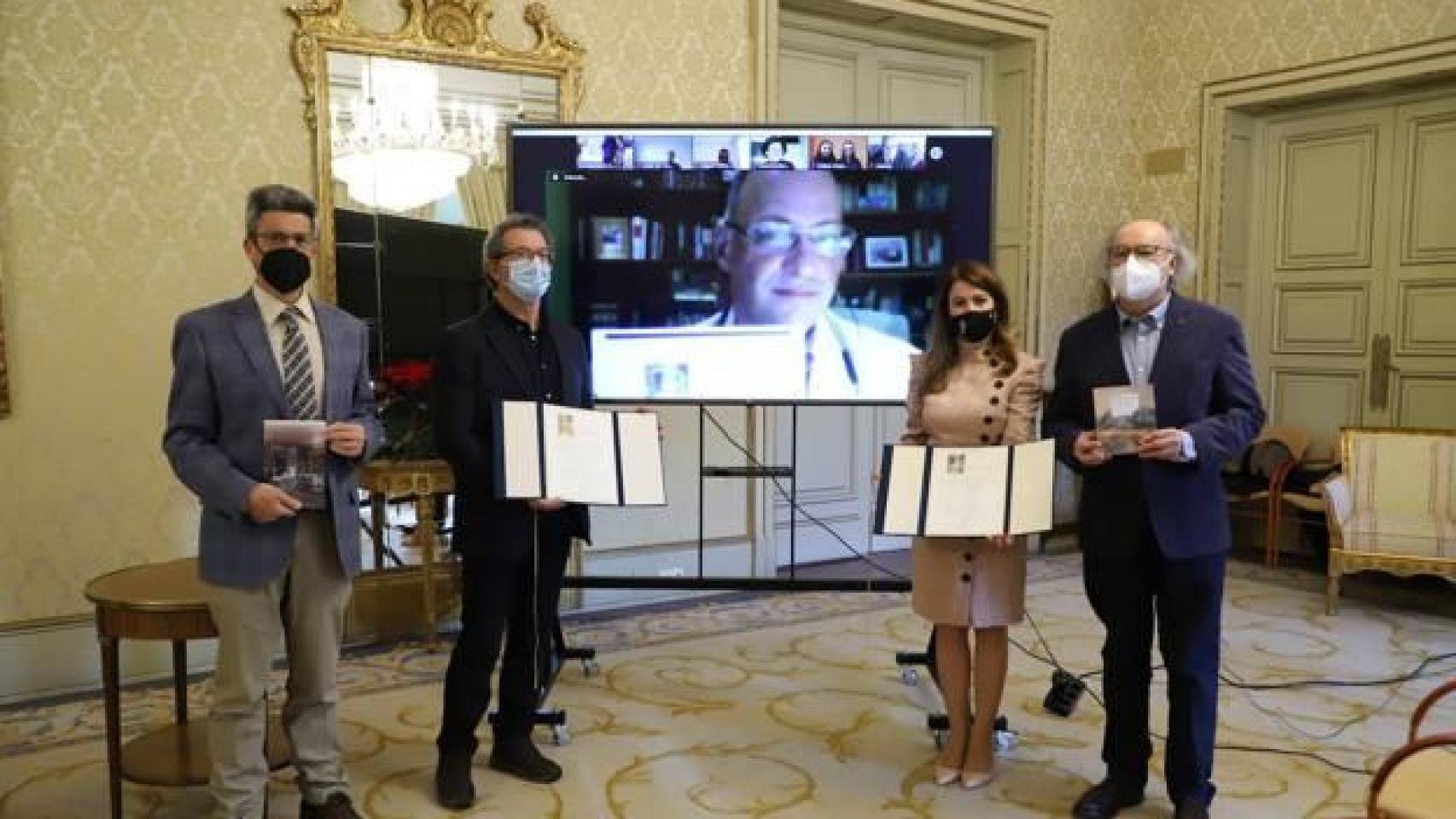 Imagen de la entrega de los Premios Ciudad de Salamanca del pasado año