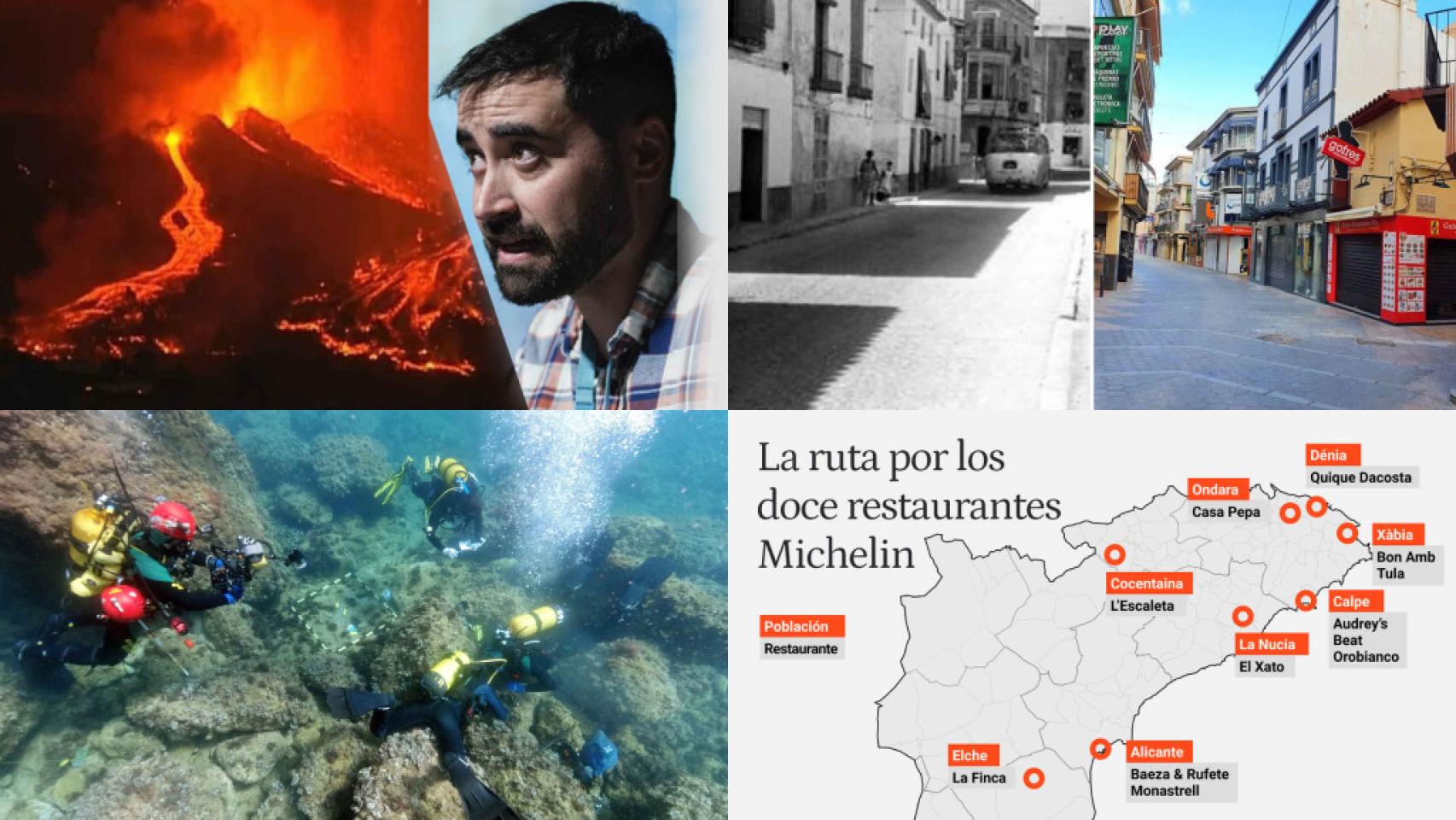 Composición de las imágenes de los artículos más leídos en septiembre.