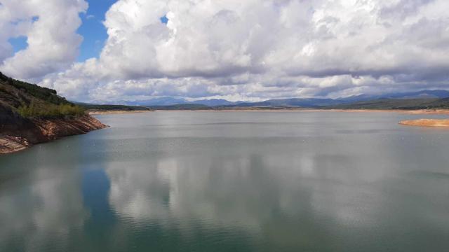Embalse de Aguilar de Campoo, en Palencia