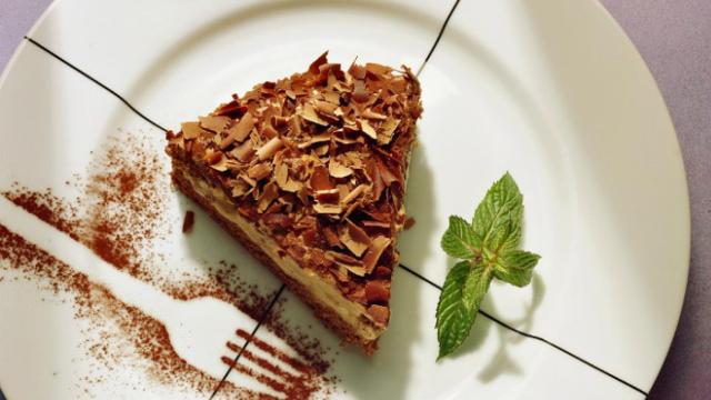 Pastel de algarroba.