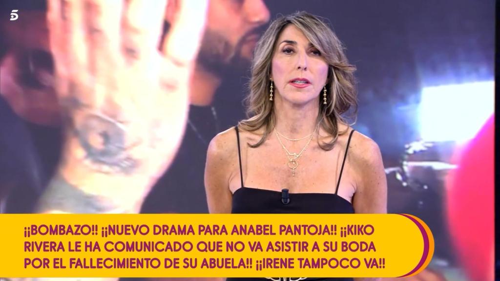 La presentadora ha cuestionado la decisión de Anabel.