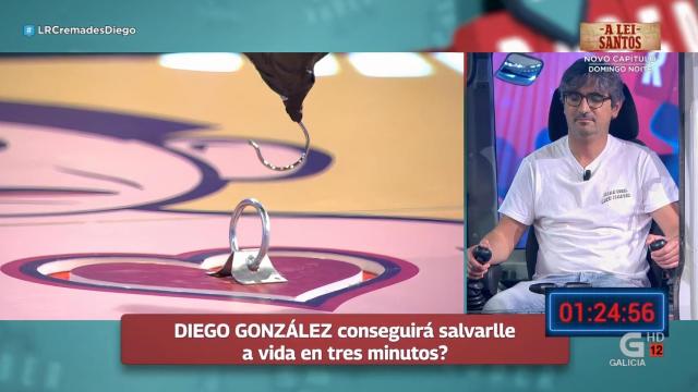 Diego González Rivas ayer en Land Rober