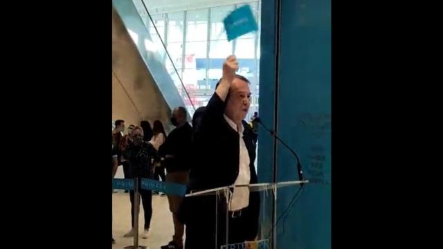 Abel Caballero en la inauguración de Primark