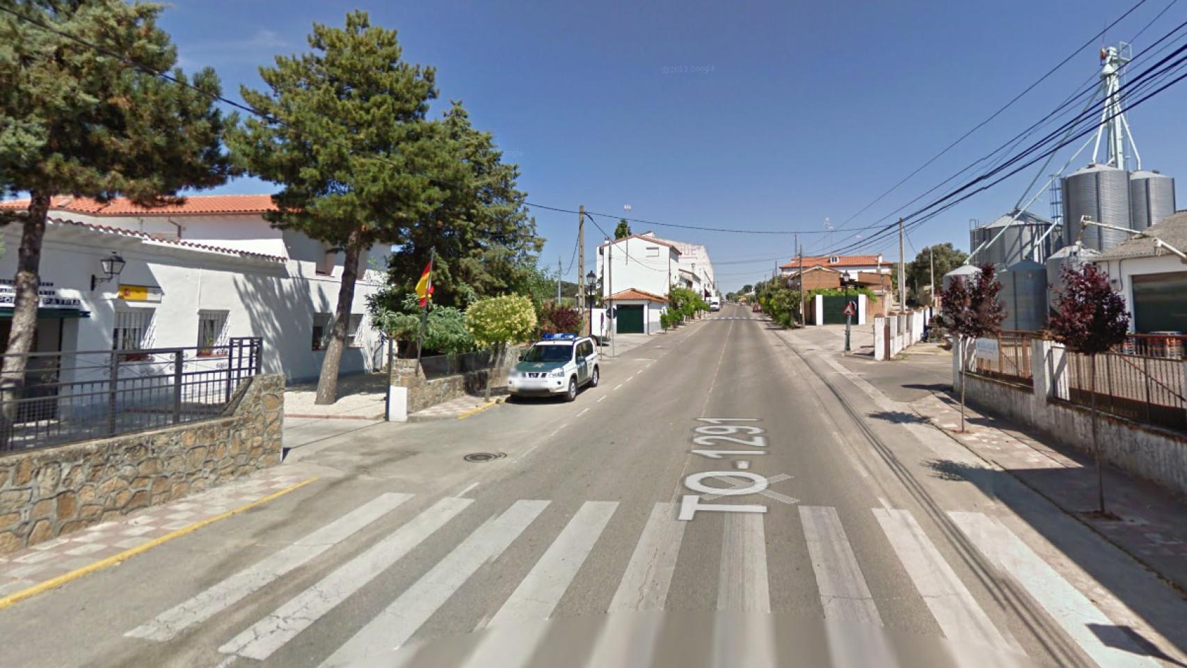 Carretera de Talavera de Navalcán. Foto: Google