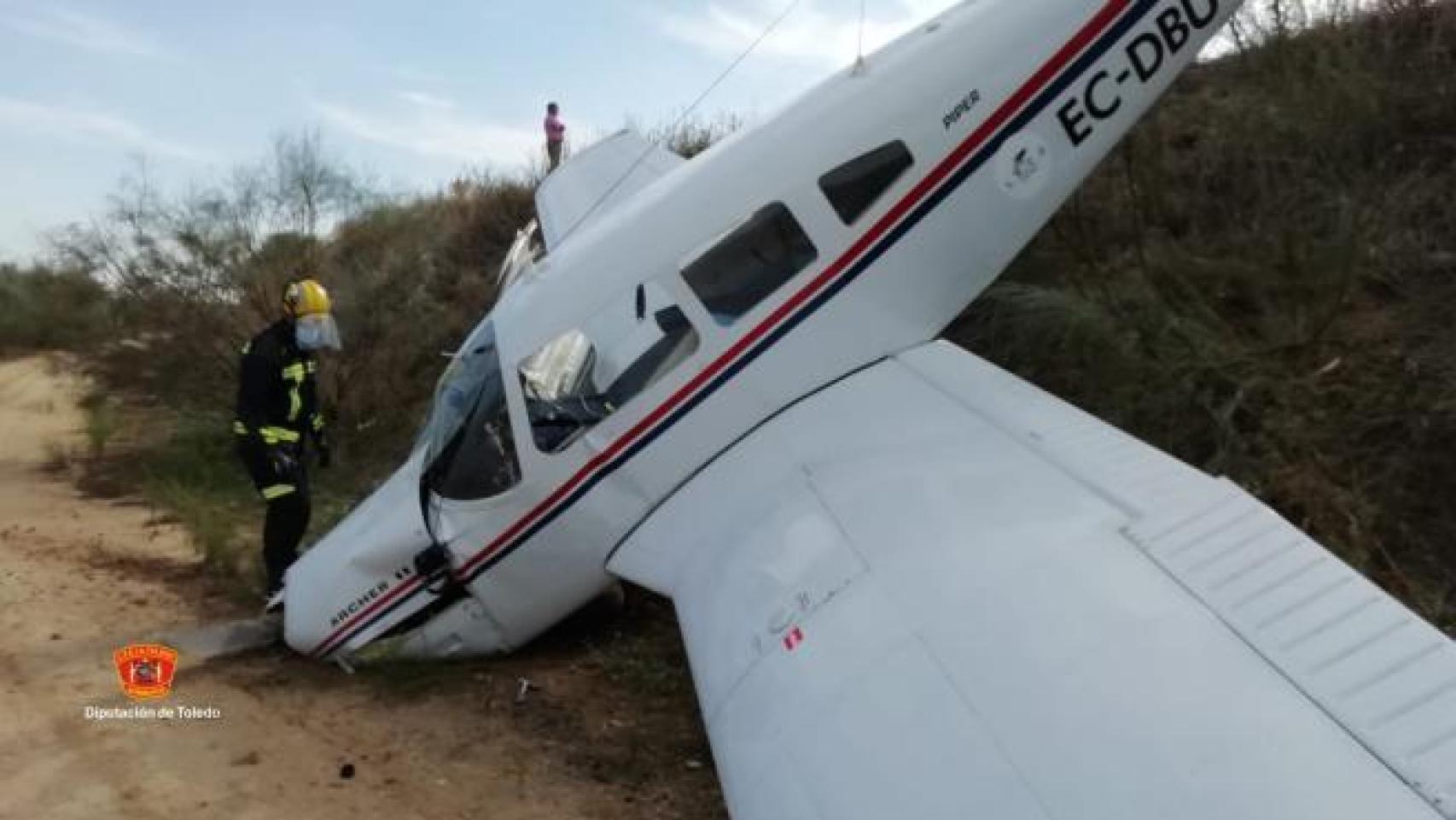 Dos reporteros de Telemadrid resultan heridos en un accidente de avioneta durante un reportaje