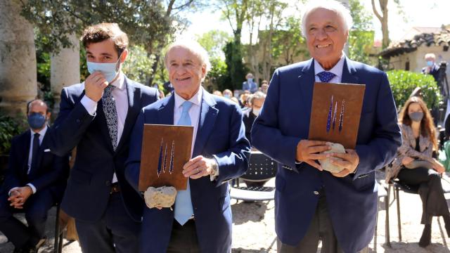 Guillermo Garabito junto a García y Del Pozo