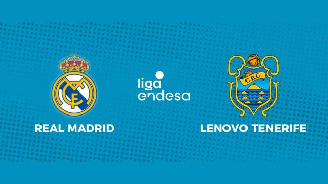 Real Madrid - Lenovo Tenerife: siga en directo el partido de la Liga Endesa