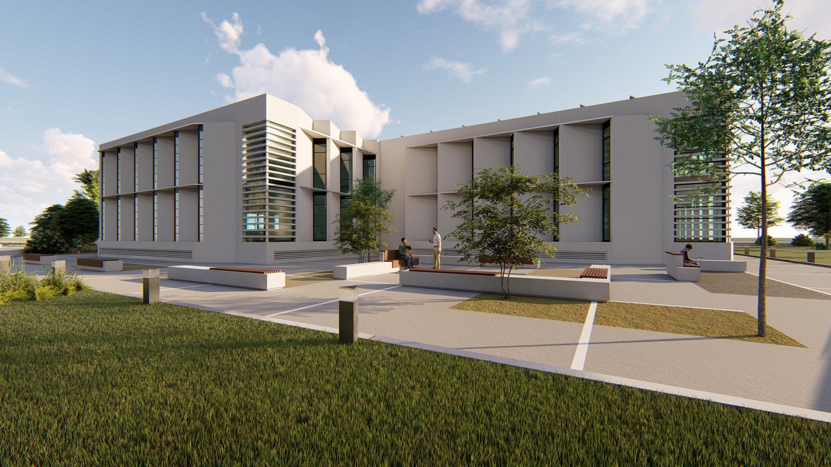 Diseño de Salvador Moreno Peralta para algunos de los nuevos edificios proyectados en el Málaga TechPark.