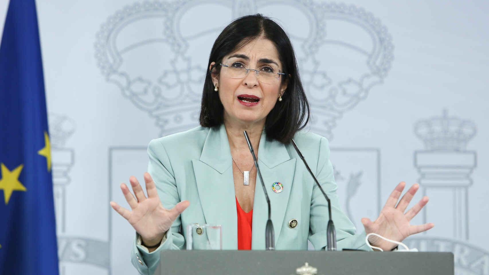 Carolina Darias, ministra de Sanidad.