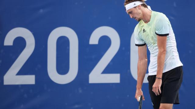 Alexander Zverev, en los Juegos Olímpicos de Tokio 2020