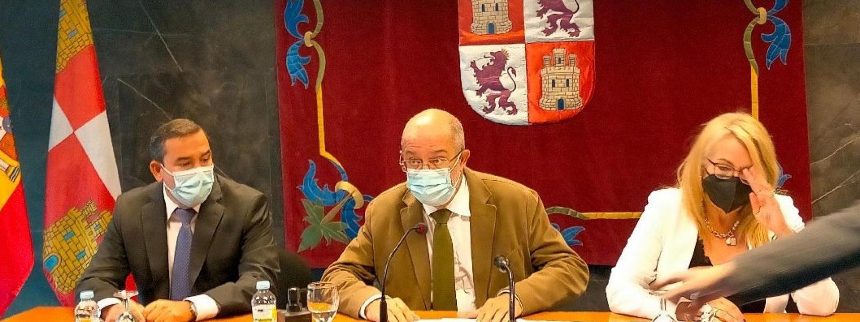 Igea, durante su comparecencia ante los periodistas en la Delegación Territorial de la Junta