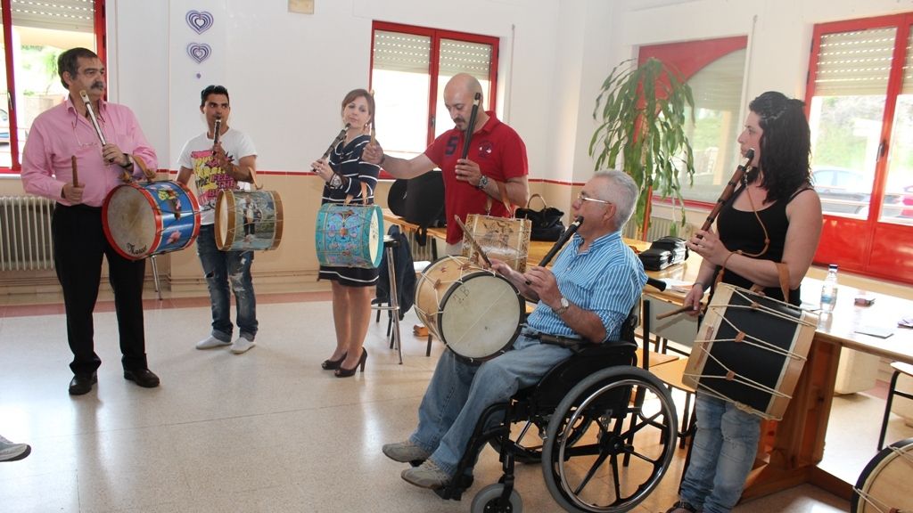 Taller de gaita y tamboril, previo a la pandemia
