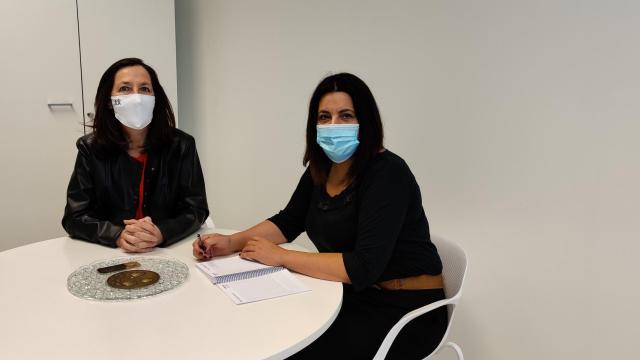 Imagen del convenio que suscribió el Ayuntamiento de Santa Marta con la asociación ASCOL