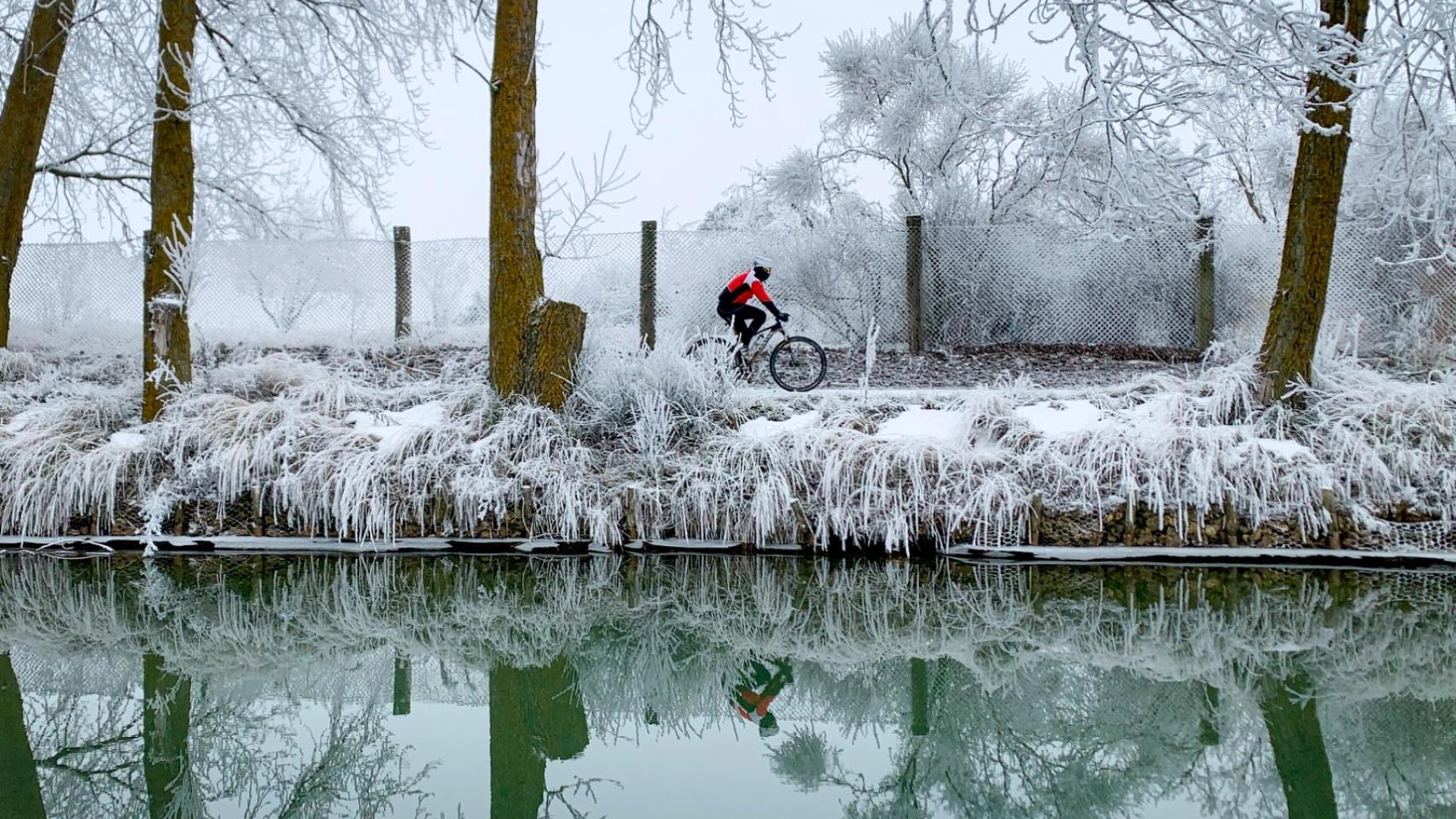 Canal de Castilla a su paso por Medina de Rioseco