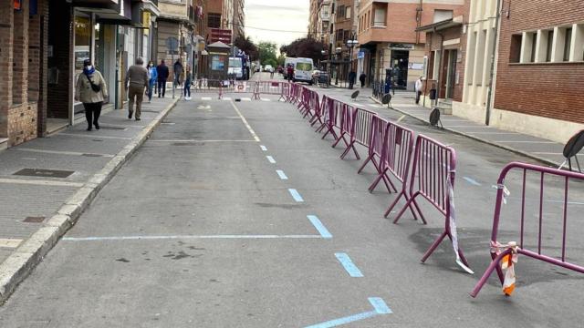 Obras en la calle Simón Ruiz