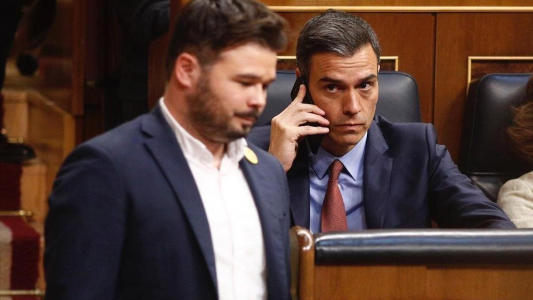 El portavoz de ERC en el Congreso, Gabriel Rufián, en imagen de archivo.