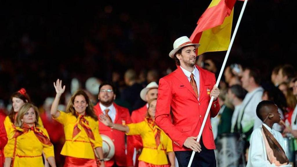 Pau Gasol como abanderado español en Londres 2012
